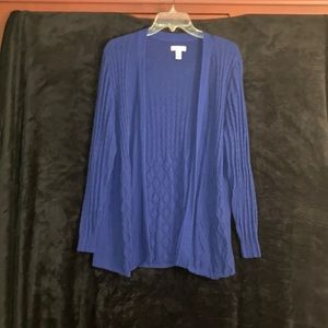 Croft&barrow sweater/cardigan Womens 1x